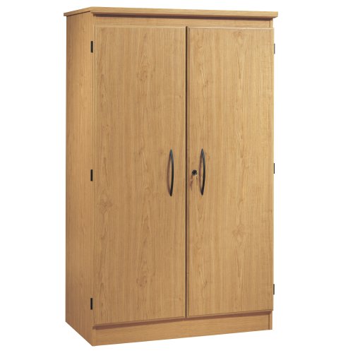 South Shore Furniture Morgan Collection Floor Cabinet and Stationary, Honey Oak