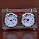 Clear Plastic Analog Chess Clock