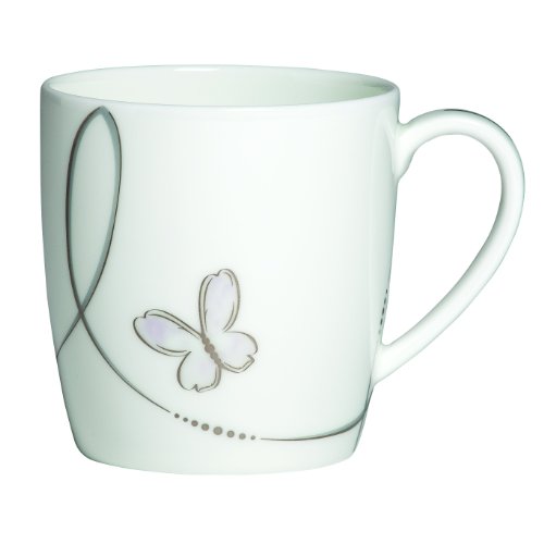 Waterford Lismore Butterfly Mug, 3-1/4-Inch Tall, 12-Ounce