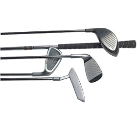 Sportime 122291971 Assorted Metal Woods And Irons - Youth Left-Handed 4-Club Set