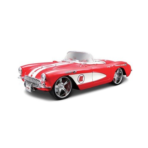 Maisto 1:24 Scale All Star 1957 Chevrolet Corvette Diecast Vehicle (Colors May Vary)