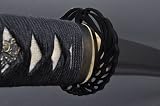 Fully Handmade Dancing Crane Clay Tempered Japanese Katana & Wakizashi Swords #688-89