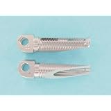 Competition Werkes GP-Footpegs - Rider - Silver 1GPS3-S by Competition Werkes