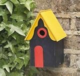 blue wooden bird box - the perfect gardening present