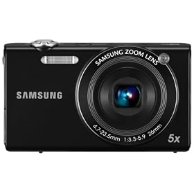Samsung SH100 WiFi Digital Camera - Black (14.2MP, WiFi, 5x Optical Zoom) 3 inch LCD