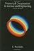 Numerical Computation in Science and Engineering (Topics in Chemical Engineering)