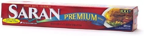 Saran Premium Plastic Wrap, Heavy Duty 100 ft
