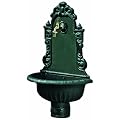 Puteus 15132-E Nostalgie-Wandbrunnen Graugu�, gr�n lackiert
