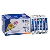 エプソン 純正インク IC6CL32 (6色セット) EPSON IC6CL32 (6色セット)の画像