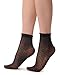 Lisskiss Women's Polka Dot & Rounded Trim Top Ankle Opaque Embellished Socks