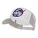 Lunar Landing NASA Patched Mesh Back Cap - White