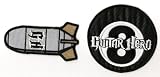 Nintendo Wii Guitar Hero Xbox Patch - Set of 2 8-ball and Missle Bomb Logo Iron On