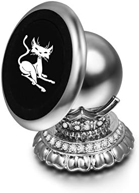 Vafee® Car Phone Holder Universal Magnetic Cell Phone Dashboard Kit Diamonds Bling Bling 360 Degrees Phone Holder Car Mount Smartphone Mount Phone Holder GPS Mount Holder Magnetic Mount