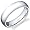 Traditional 6mm Comfort Fit Platinum Finish Mens Cobalt Wedding Band Ring Size 8