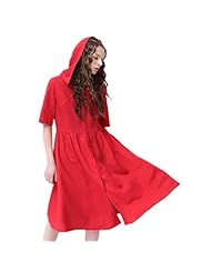 Spring Summer Vintage Cotton/Linen/Viscose  Dress