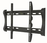 Duronic PLB122S Extra Slim Fixed Black Wall Bracket/Mount For Plasma, LCD,3D & LED Screens For 23 - 37 Wide Screens 23 26 32 37