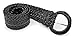 Belle Donne - Women's Braided Belt Trendy Bonded Leather Belt Dress Belts