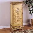 Powell Faux Burl Jewelry Armoire