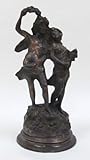 Eros & Psyche Lovers amongst Roses Bronze Sculpture 13
