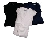Frottee Bademantel mit Kapuze Walkfrottier marine Gr. 3XL