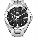 USNI TAG Heuer Men's Link Watch with Black Dial