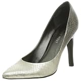 Nine West Womens Gaffer Pump,Gold Multi,8.5 M