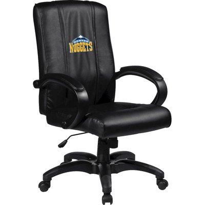 Home Office Chair with NBA Logo Panel Team: Denver Nuggets