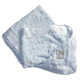 Luxe Giraffe Signature Blanket, 29 x 35 by Little Giraffe - Color: Blue