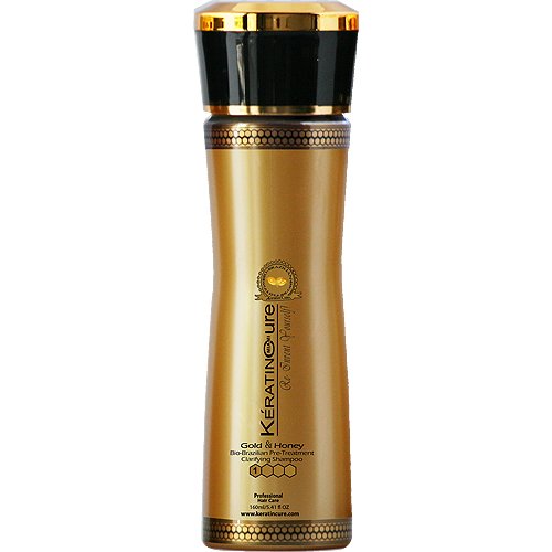 KERATIN CURE GOLD & HONEY CLARIFYING Anti-Residue Purifying SHAMPOO BIO-BRAZLIAN 160ML /5.41 FL OZ