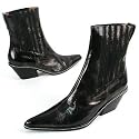 Donald J Pliner -- *Jaira 89 Blk/Blk Antique Met Patent/Ant Met Patent -- Women's