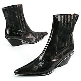 Donald J Pliner -- *Jaira 89 Blk/Blk Antique Met Patent/Ant Met Patent -- Women's