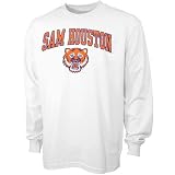 NCAA Sam Houston State Bearkats Youth White Bare Essentials Long Sleeve T-shirt