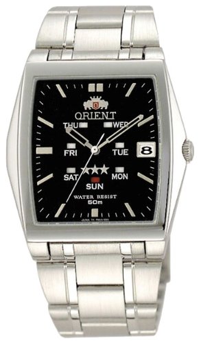 Orient #BPMAA003B Men's Black Dial Multi Position Calendar Self Winding Automatic Watch