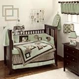 Baby Picasso Sage - 4-Piece Bedding Set