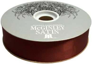 Acetate Satin Chocolate Ribbon, 1 5/16in X 100 Yards
