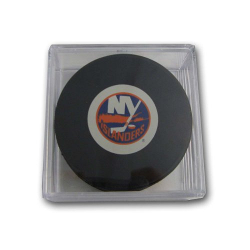 NHL New York Islanders Souvenir Hockey Puck with Puck Square