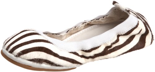 Yosi Samra Women's Samra Ballet Flat,Zebra,6 M US Cheap