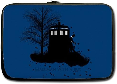 Apple MacBook Pro 13 Inch Water Resistant Sleeve Cover Case Sleeve Bag Tardis Print