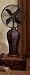Deco Breeze Brown Trinidad Floor Vase Fan