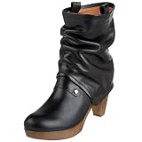Coclico Womens Nebi Mid Boot Wood Wedge