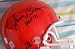 Jim Brown autographed Browns mini helmet inscribed HOF 71