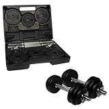 Confidence Fitness PRO 20kg Dumbbell Set with Case