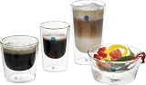 Set 2 Latte Glas Becher XL 355 ml GOURMET FOOD & DRINKS HOT'N COOL Jenaer Glas