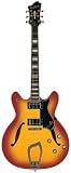 Hagstrom Viking Deluxe Electric Guitar (Cherry Sunburst)