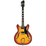 Hagstrom Viking Deluxe Electric Guitar (Cherry Sunburst)
