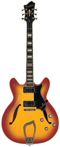 Hagstrom Viking Deluxe Electric Guitar (Cherry Sunburst)