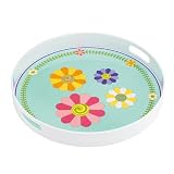 Gorham Merry Go Round Mary Mary Quite Contrary Melamine Round Tray With Handles