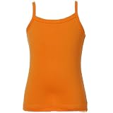 2B Real Toddler Little Girls Orange Tank Top Tee Shirt 2T-16