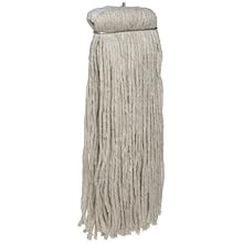 Zephyr 4-Ply Cotton Economy Cut End Screwflat Mop Head (Pack of 12)