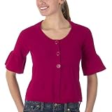 Juniors' Xhilaration Tiered Cardigan - Love Rose